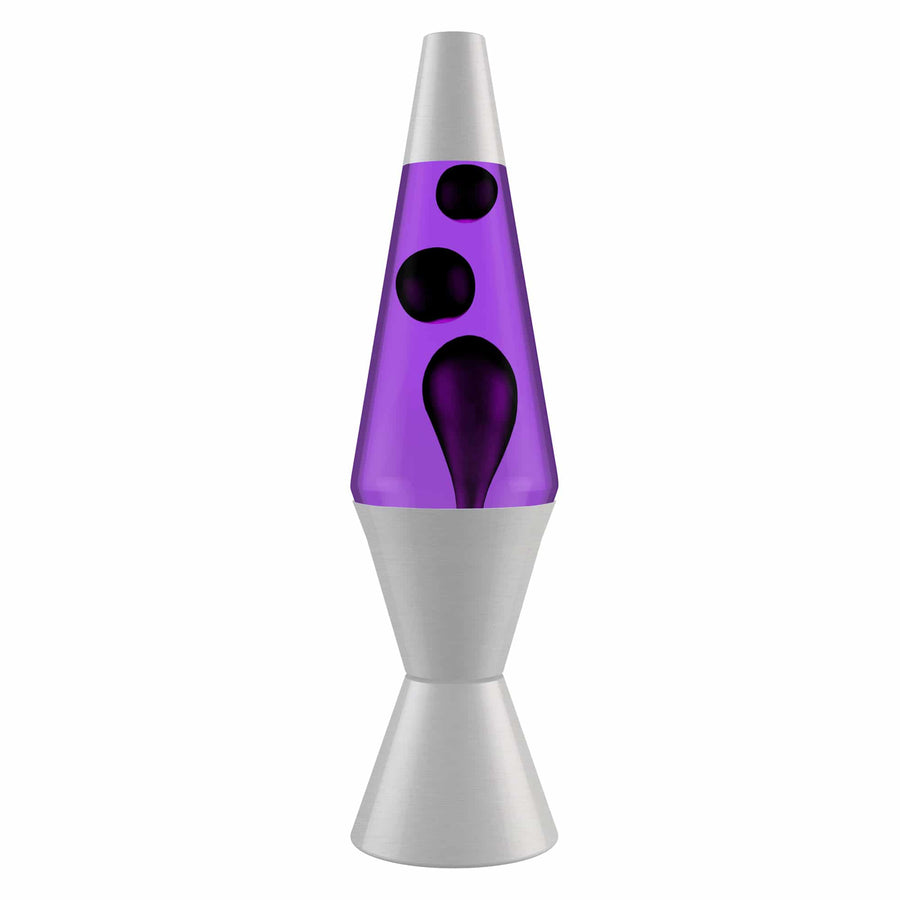 14.5’’ LAVA LAMP – BLACK & PURPLE C5