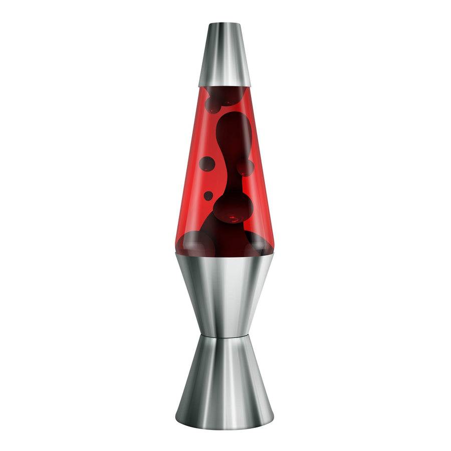 14.5″ LAVA LAMP CHROME PLATED CRIMSON R0