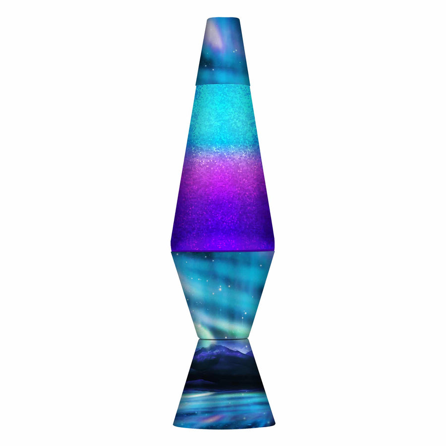 14.5″ LAVA LAMP COLORMAX NORTHERN LIGHTS – GLITTER P8