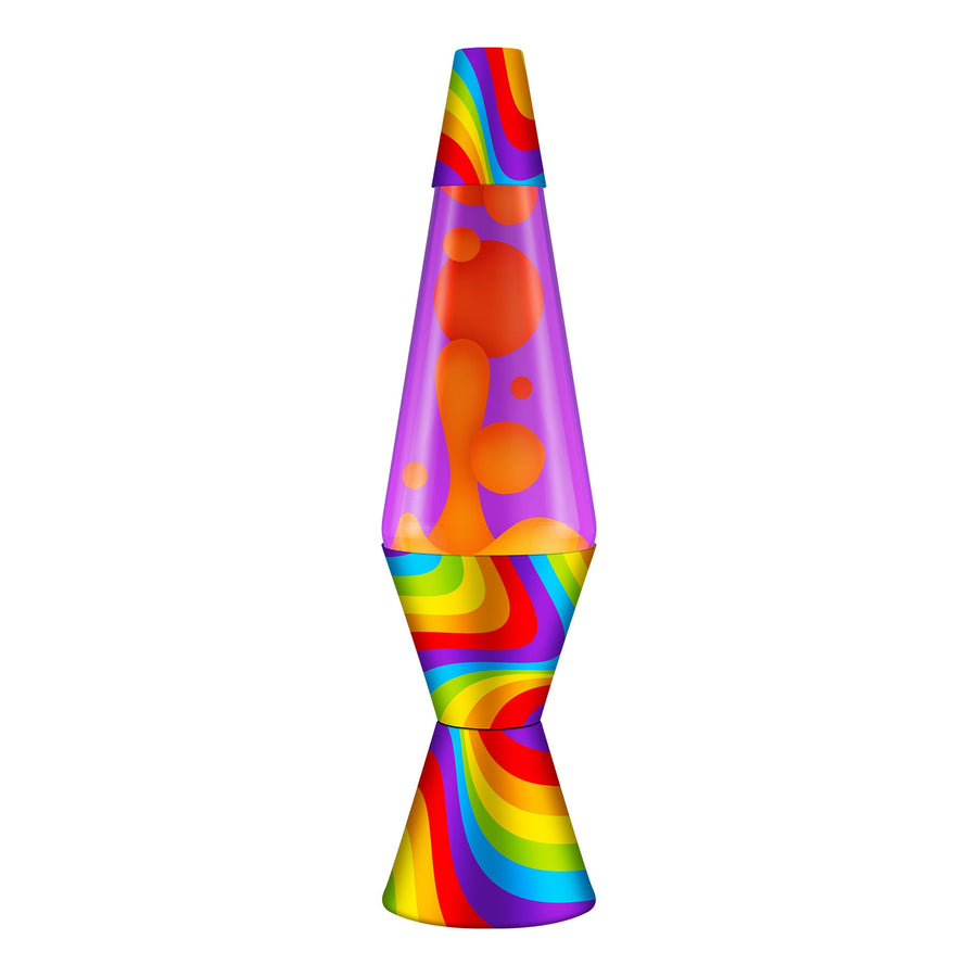 14.5″ LAVA LAMP FLOWING COLOR BANDS T2
