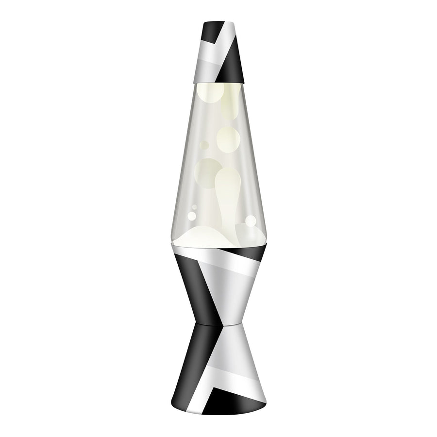 14.5″ LAVA LAMP POLYGONAL WHITE TONE W0